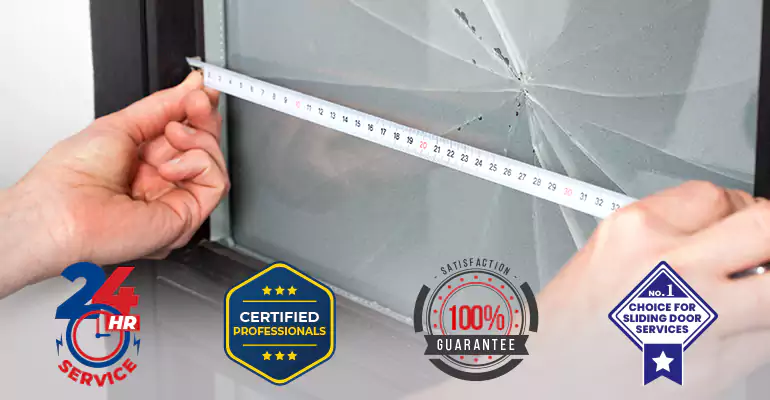 Residential Sliding Door Glass Repair in Lauderhill