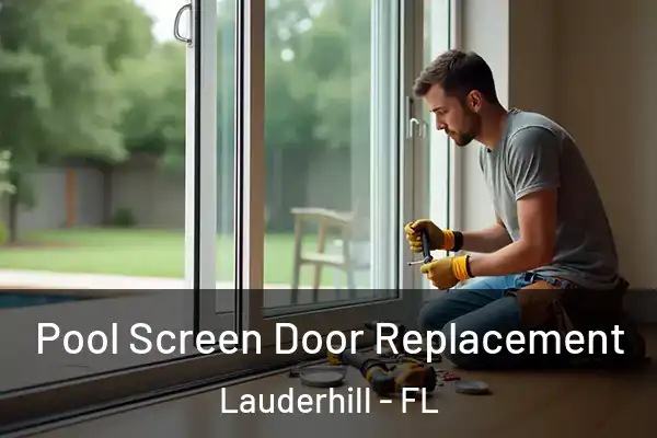 Pool Screen Door Replacement Lauderhill - FL