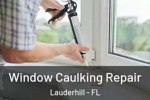 Window Caulking Repair Lauderhill - FL